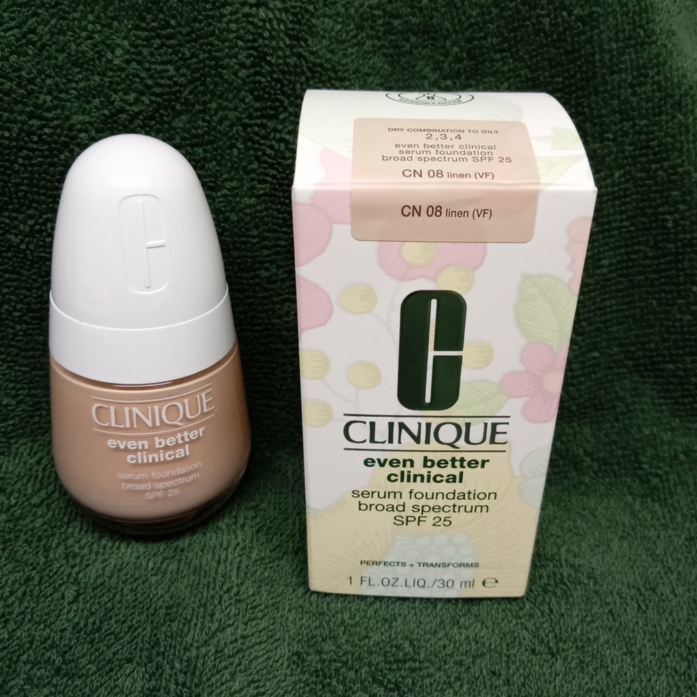 Clinique even better 1 fl. Oz. CN 08 linen 08 serum foundation